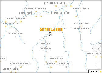 map of Daniel Jere