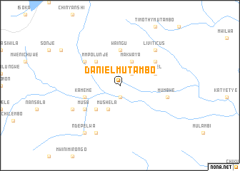 map of Daniel Mutambo