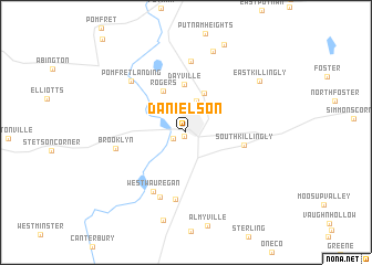 map of Danielson