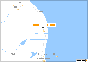 map of Danielstown