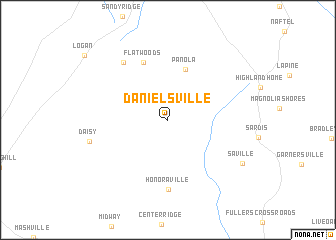 map of Danielsville