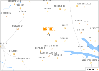 map of Daniel