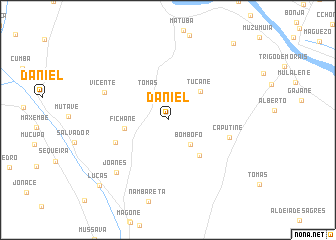 map of Daniel