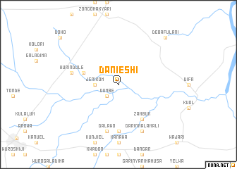 map of Danieshi
