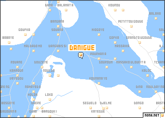 map of Danigué