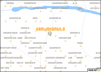 map of Dan Ijo Kondilo