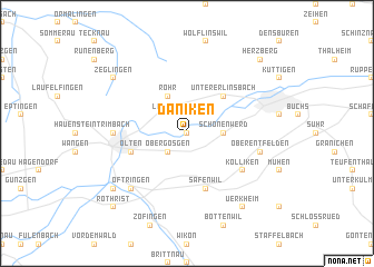 map of Däniken