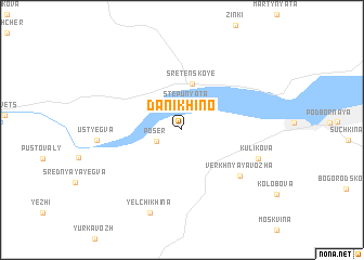 map of Danikhino
