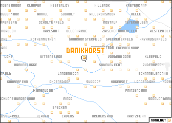 map of Dänikhorst