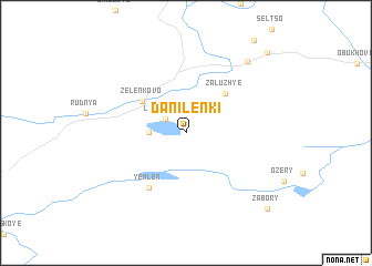 map of Danilenki