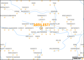 map of Dănileşti