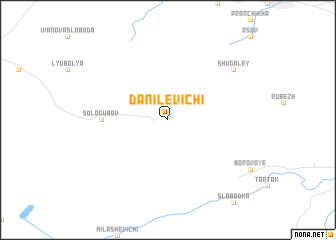 map of Danilevichi