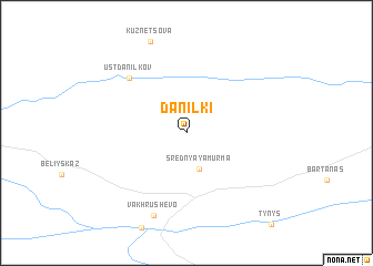 map of Danilki