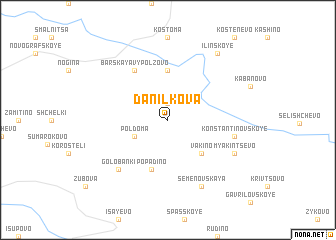 map of Danilkova