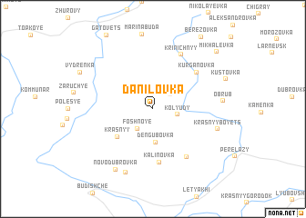 map of Danilovka