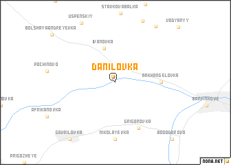 map of Danilovka