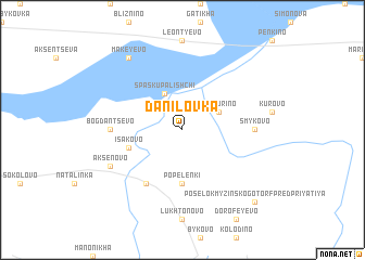 map of Danilovka