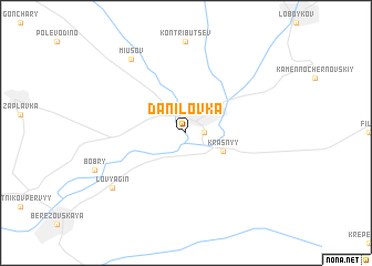 map of Danilovka