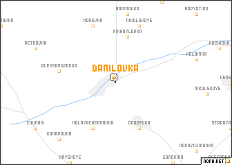 map of Danilovka