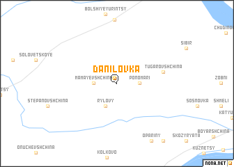 map of Danilovka