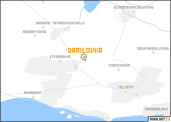 map of Danilovka