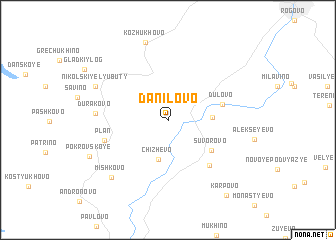 map of Danilovo