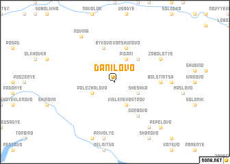 map of Danilovo