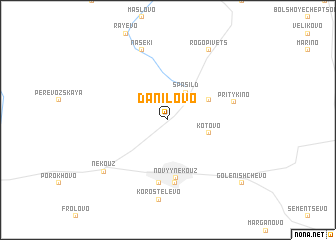 map of Danilovo