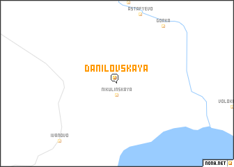 map of Danilovskaya