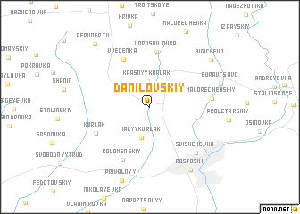 map of Danilovskiy