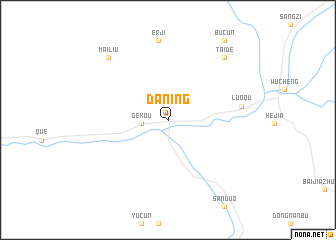 map of Daning