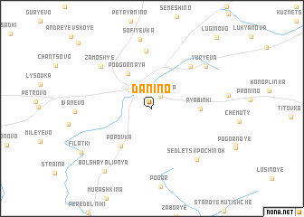 map of Danino