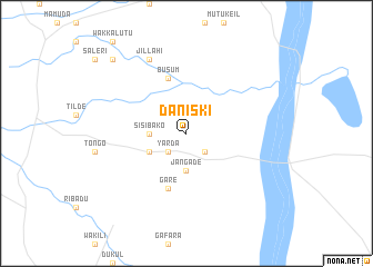map of Daniski