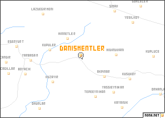 map of Danişmentler