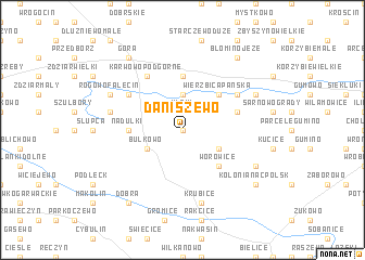 map of Daniszewo