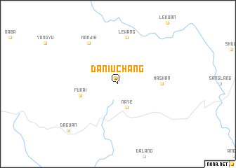 map of Daniuchang