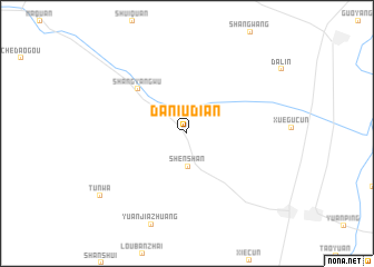 map of Daniudian