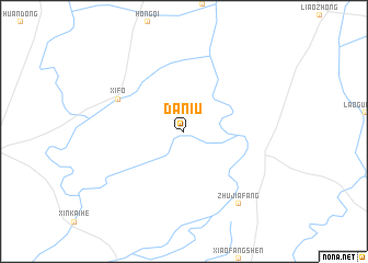 map of Daniu