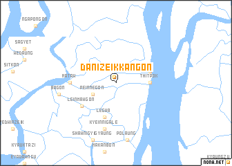 map of Danizeik Kangôn