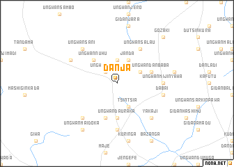 map of Danja