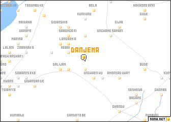 map of Danjema