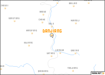 map of Danjiang