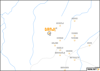 map of Danji