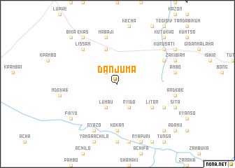 map of Danjuma