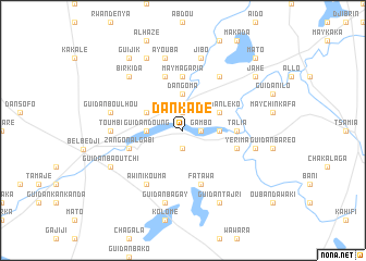 map of Dan Kadé