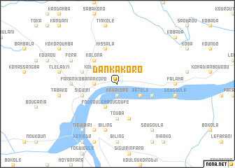 map of Dankakoro