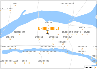 map of Dan Kandili