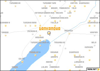 map of Dankanowa