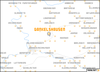 map of Dankelshausen