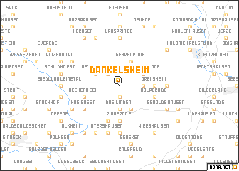 map of Dankelsheim